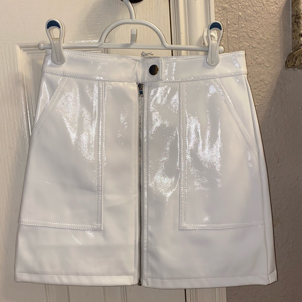 White skirt